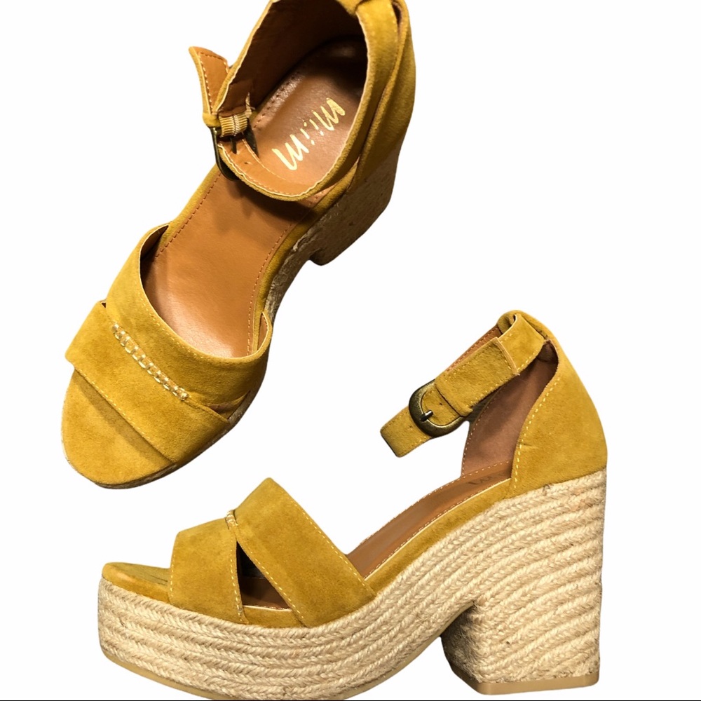 Mi.iM Lynn Espadrille Platform Heel Sandals